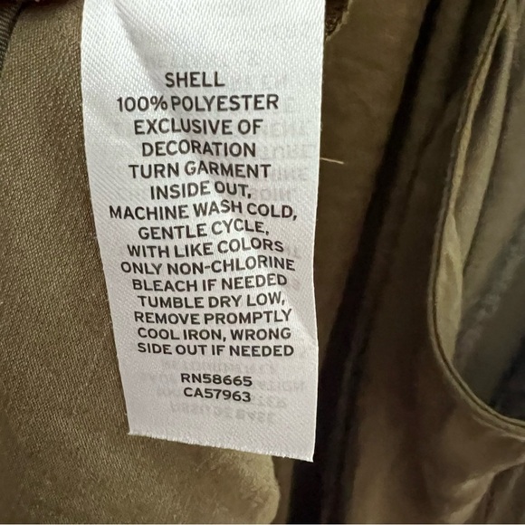 Halogen Women's Racerback Lace Trim Cami Tank Top Y2K 90’s Olive Green Large - Picture 5 of 6